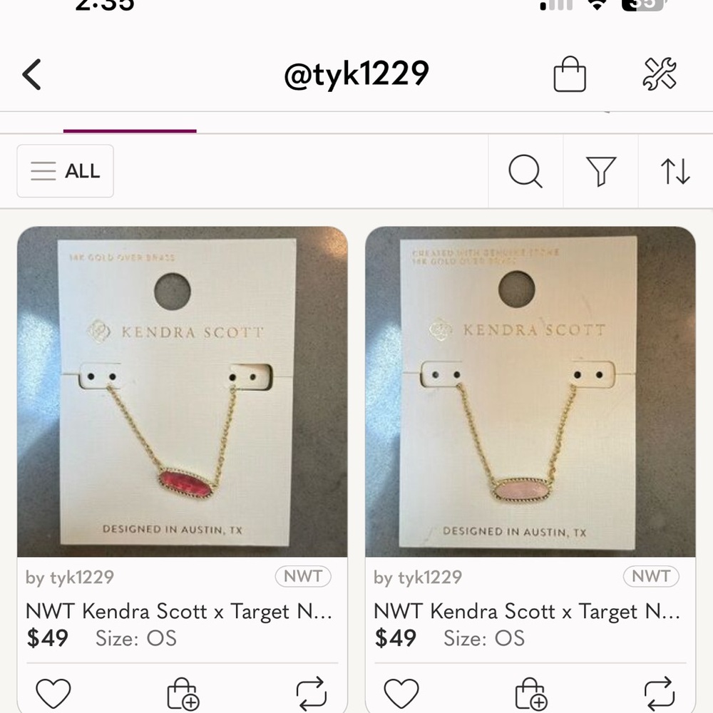 BOGO - Kendra Scott Pendants
